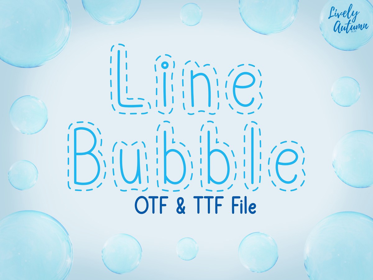 フォント Line Bubble