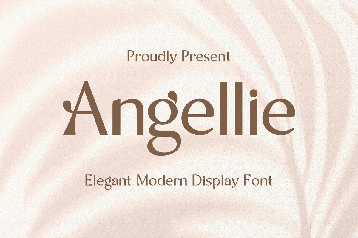 フォント Angellie