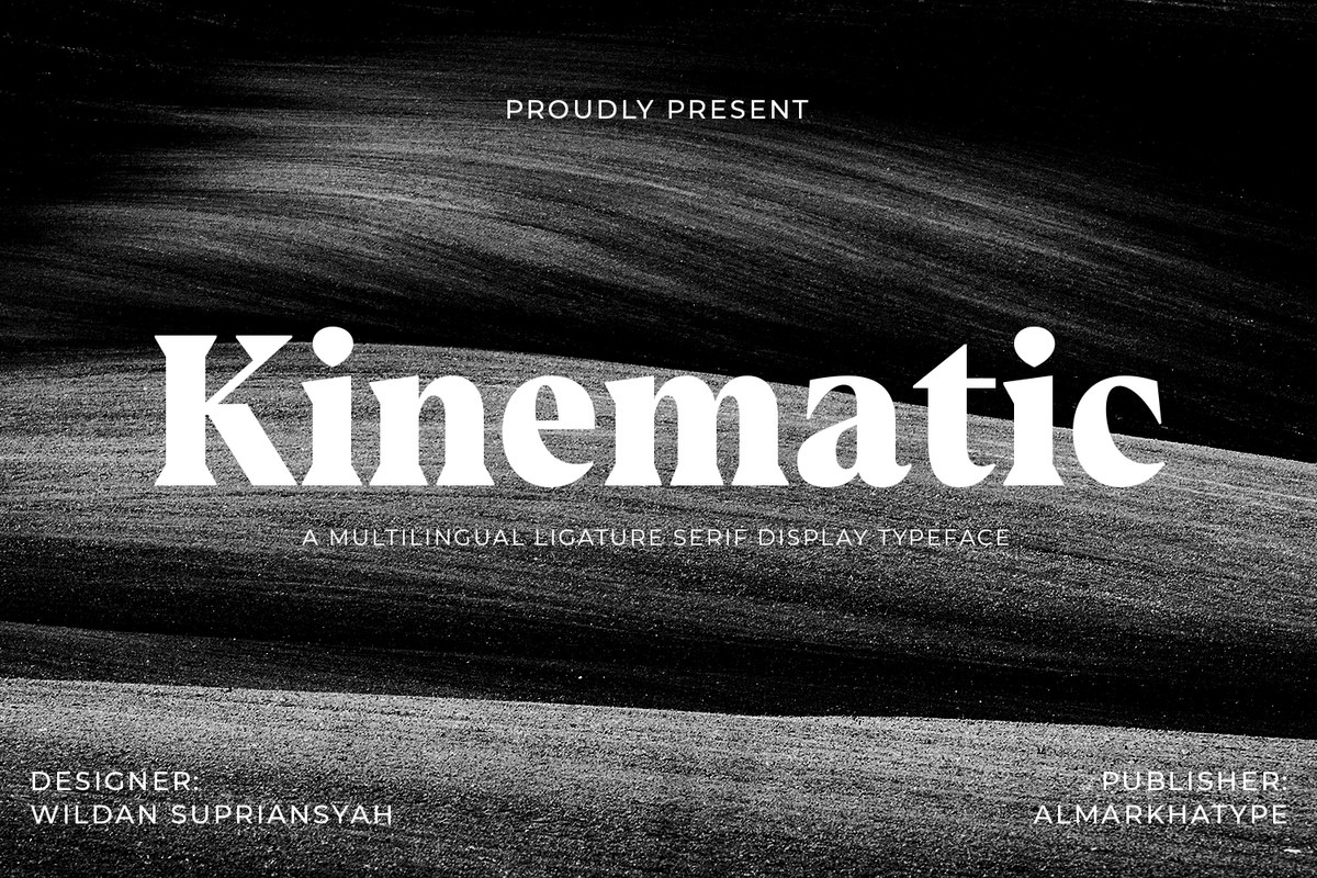 フォント Kinematic