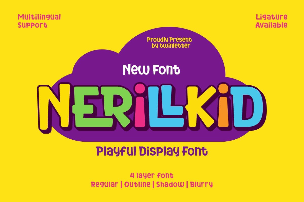 フォント Nerillkid