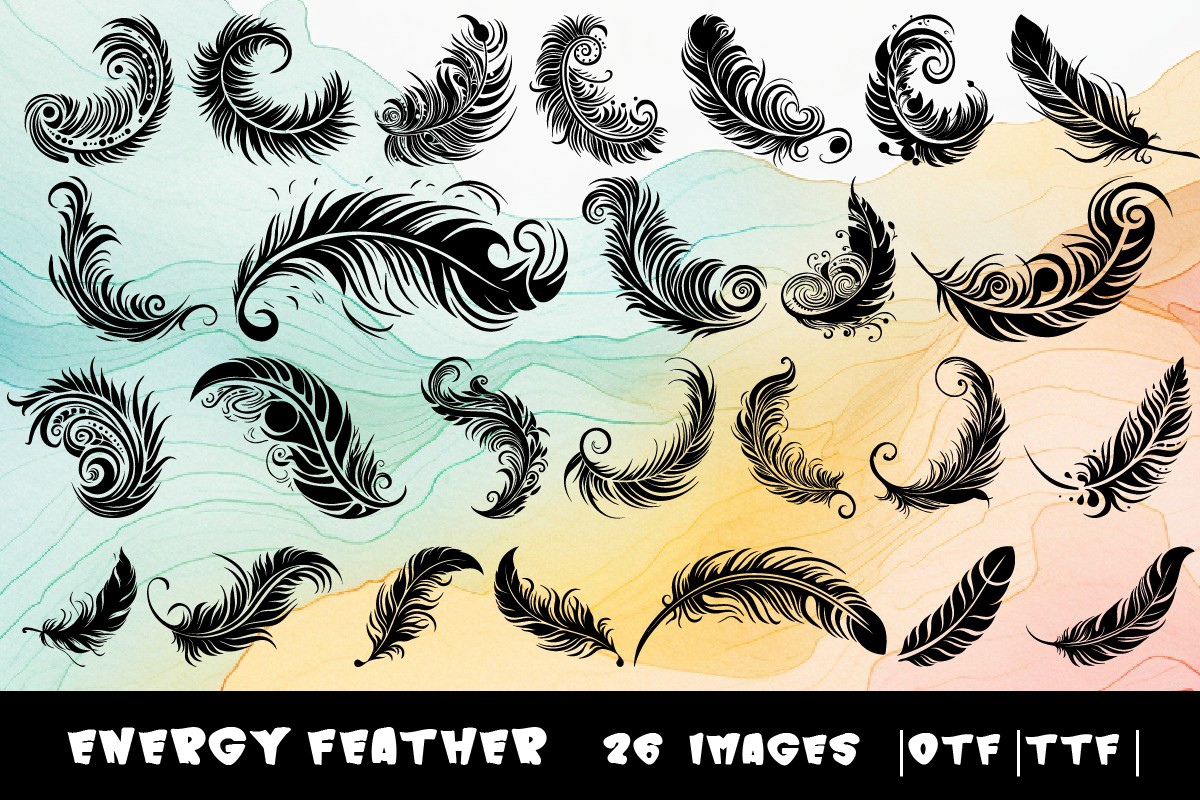 フォント Energy Feather