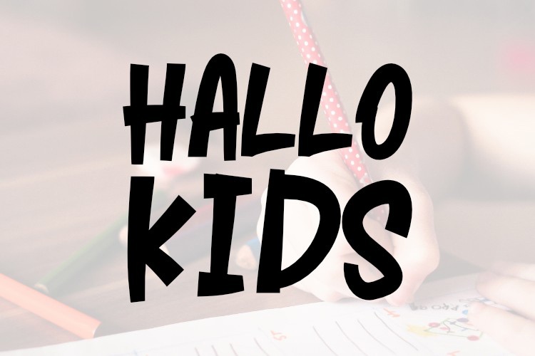 フォント Hallo Kids