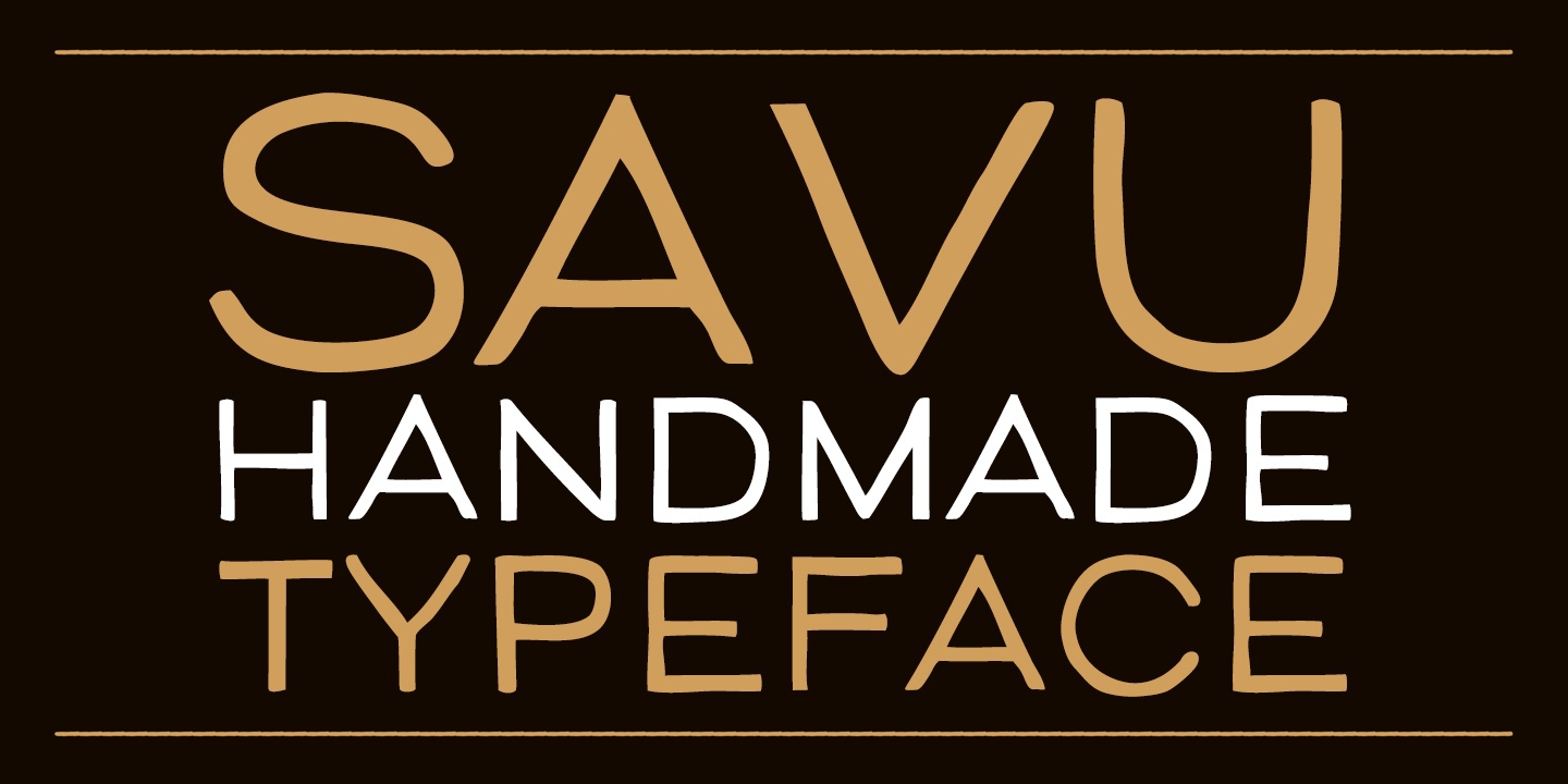 フォント Savu