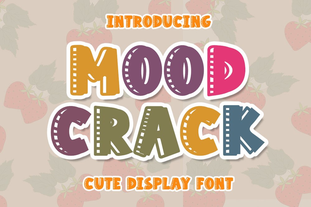フォント Mood Crack