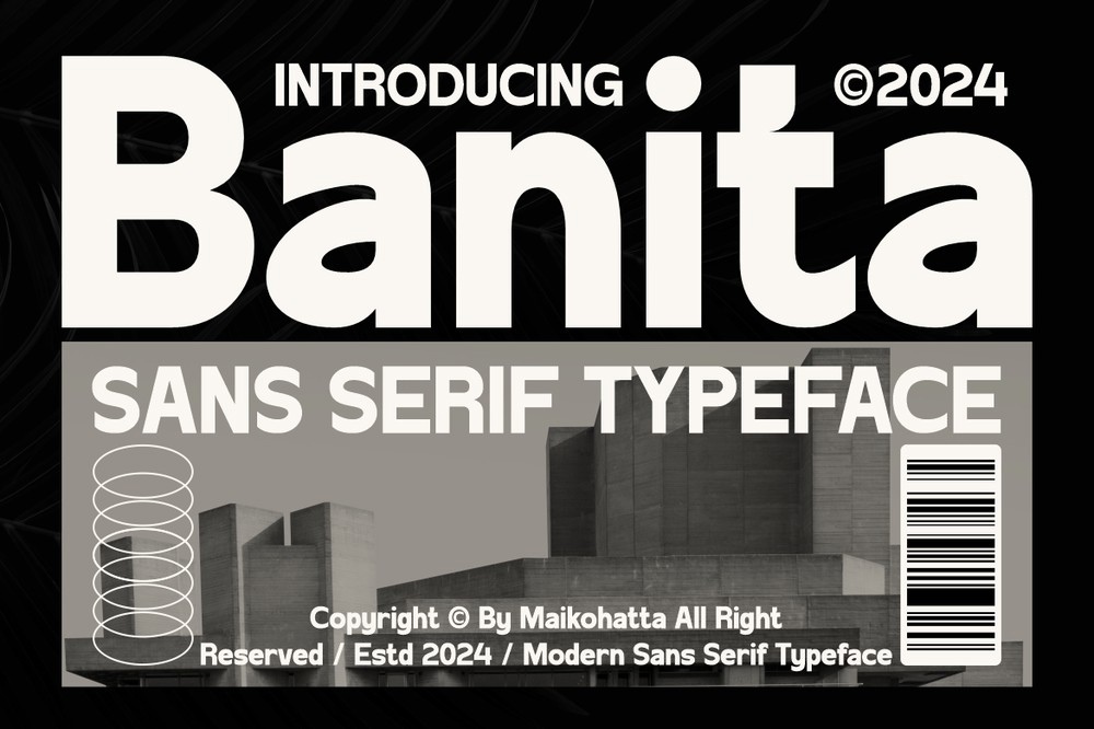 フォント Banita