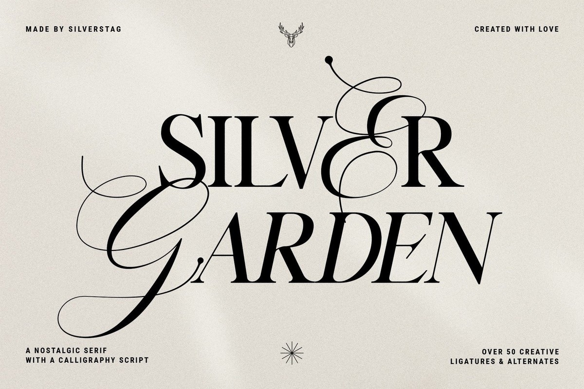 フォント Silver Garden