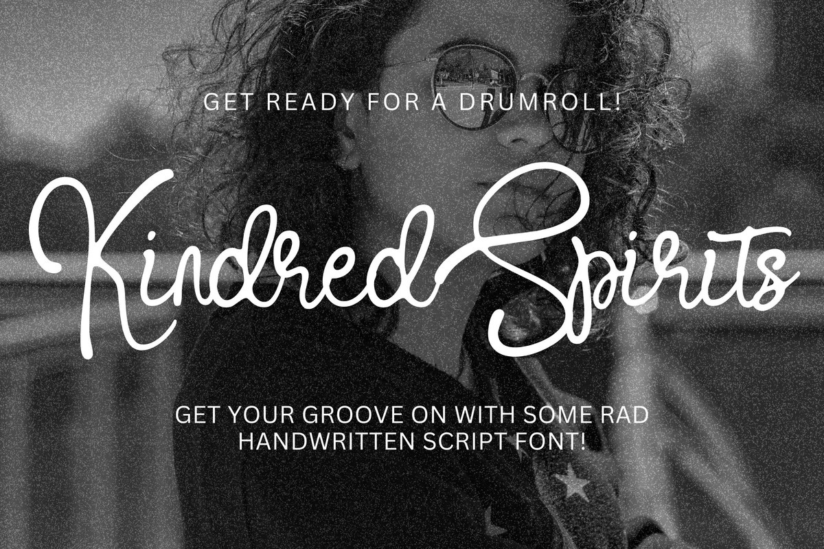 フォント Kindred Spirits