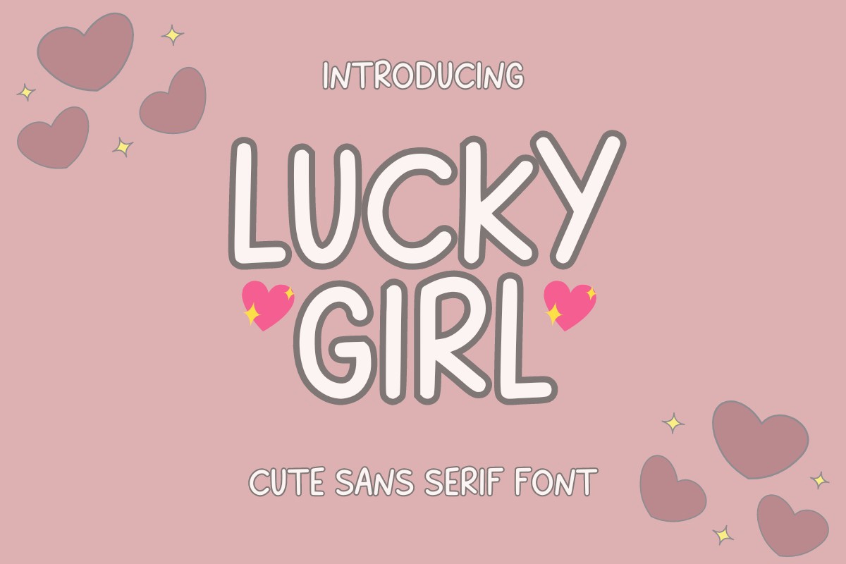 フォント LuckyGirl