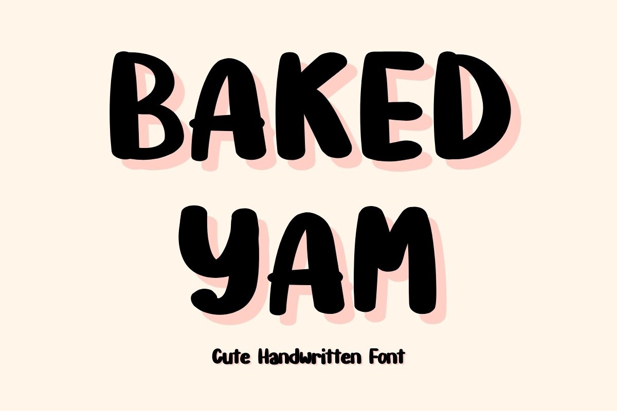フォント Baked Yam