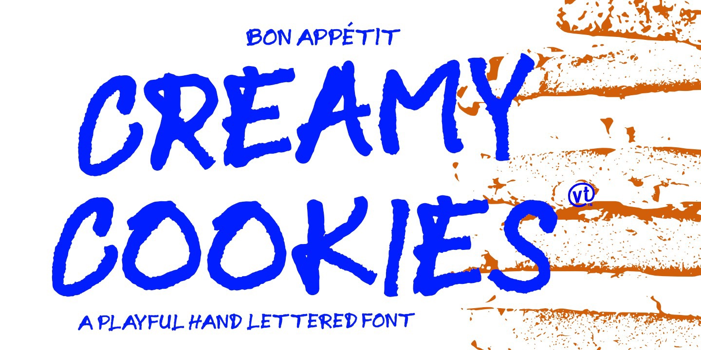 フォント CreamyCookies
