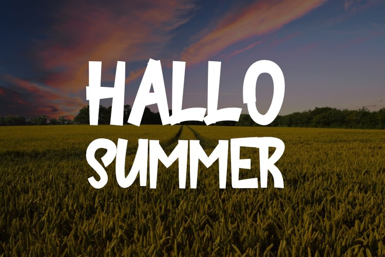 フォント Hallo Summer