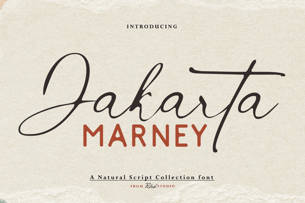 フォント Jakarta Marney