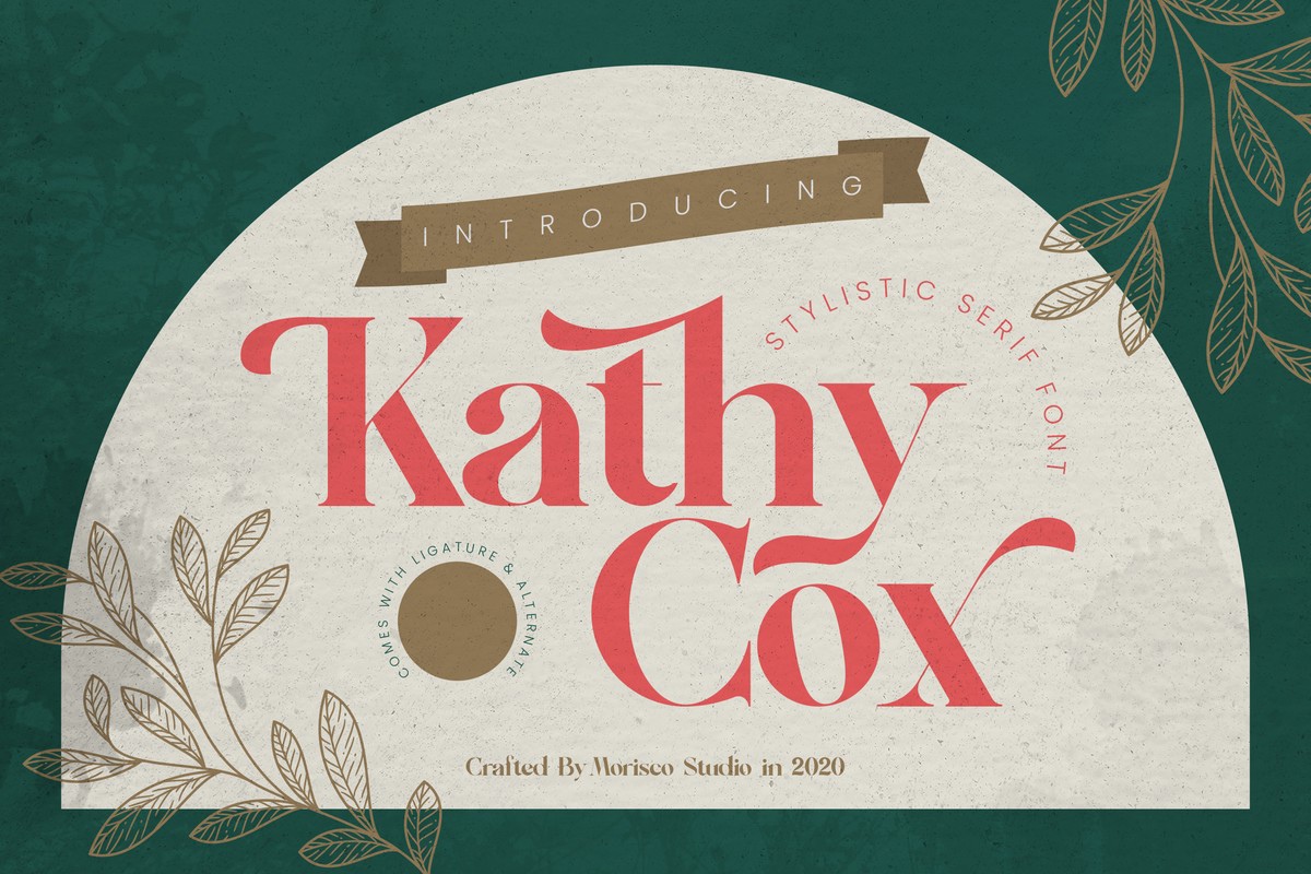 フォント Kathy Cox