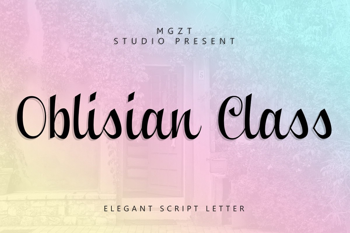 フォント Oblisian Class
