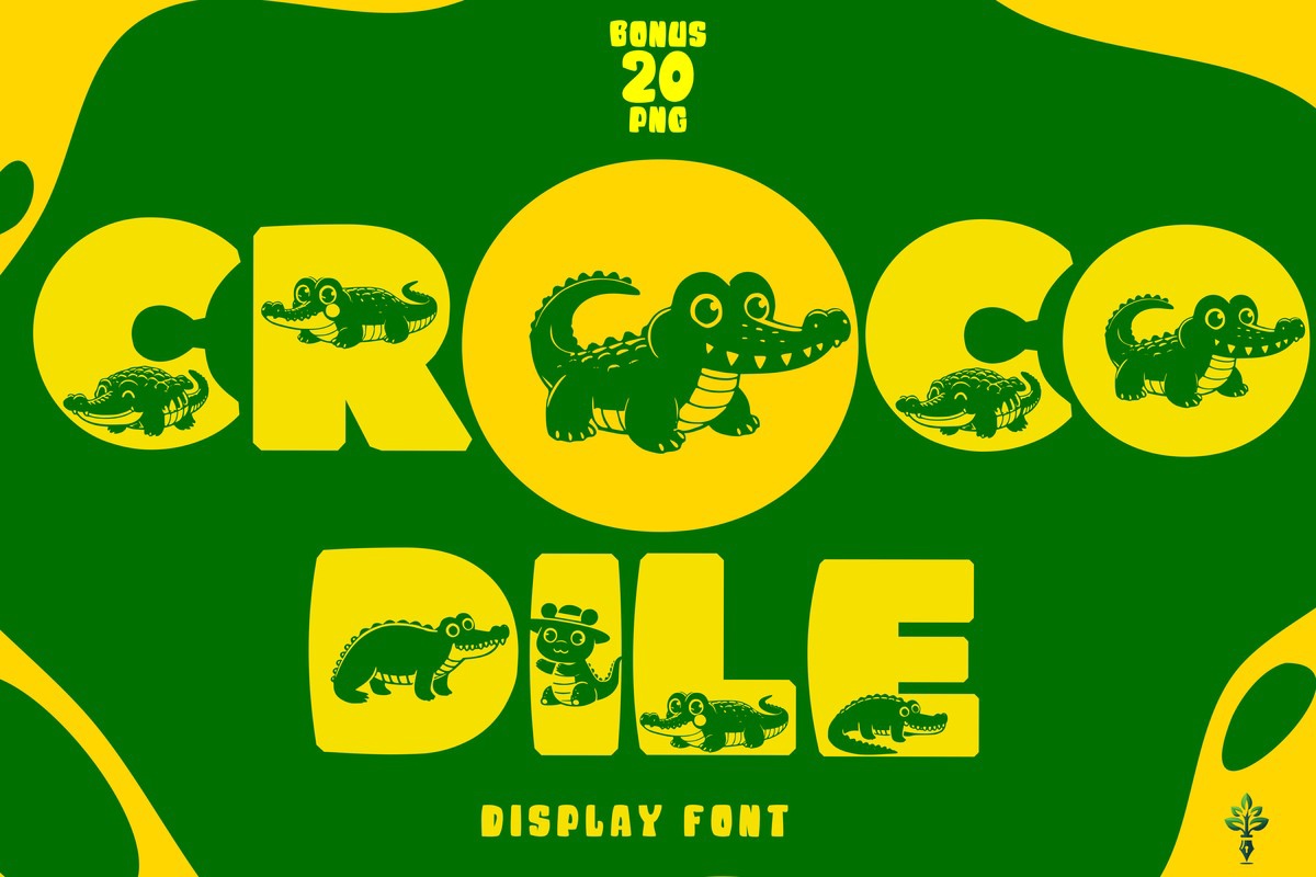 フォント Crocodile