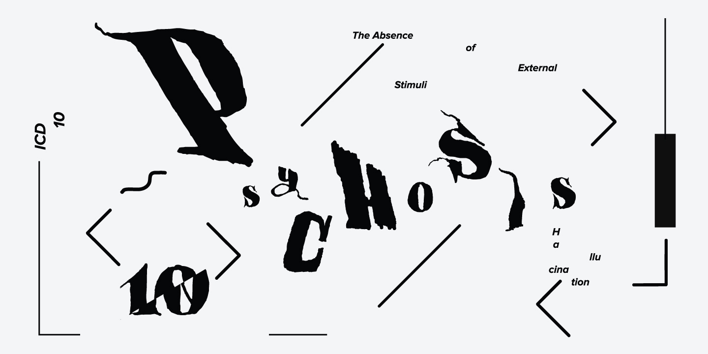 フォント YWFT Psychosis