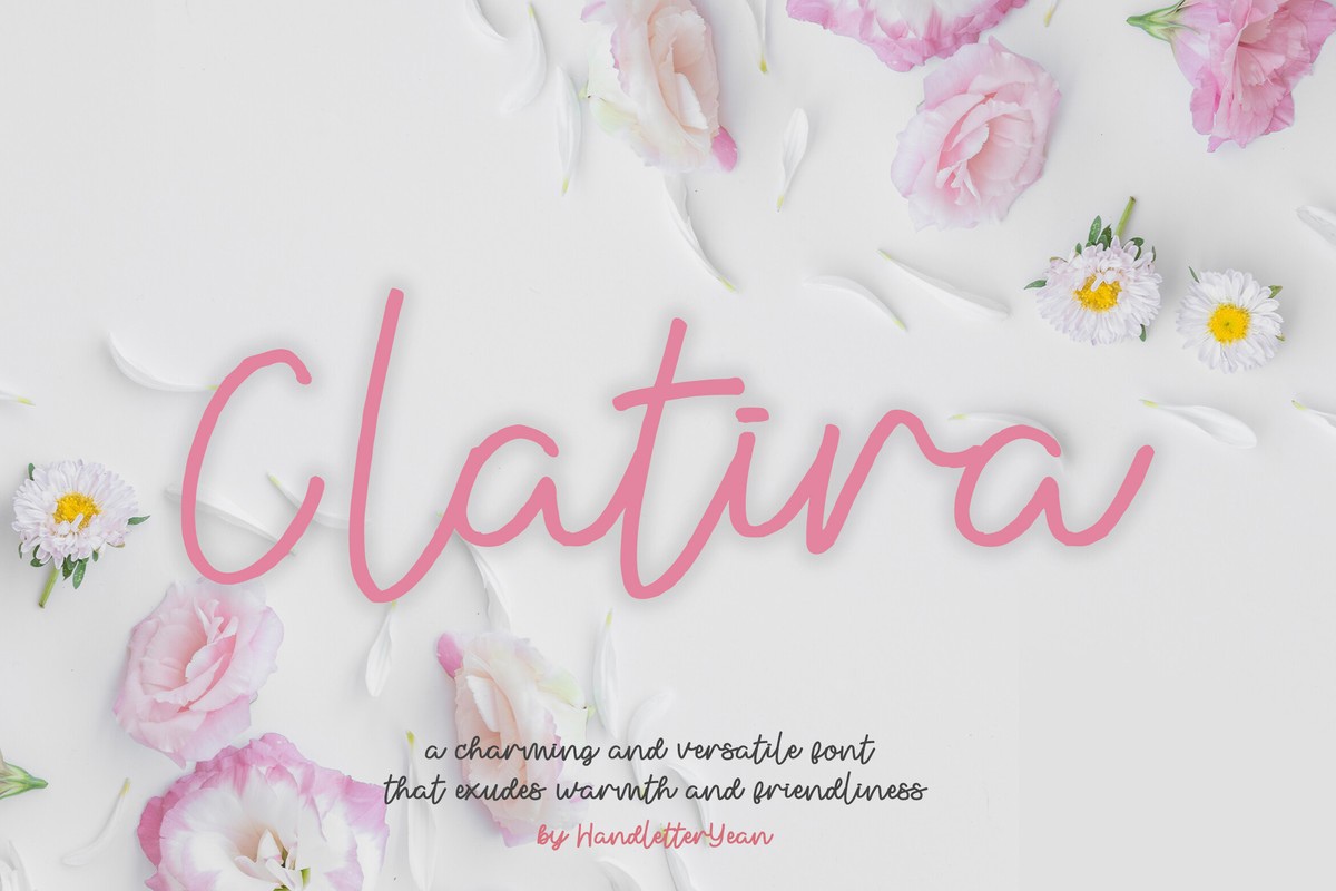 フォント Clatira