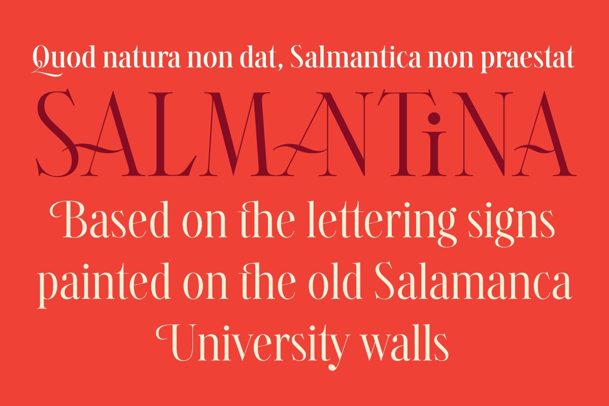 フォント Salmantina