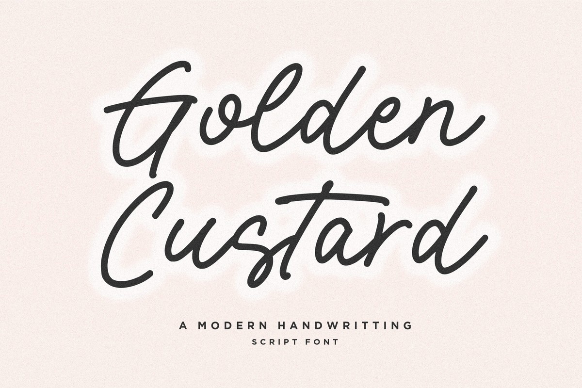 フォント Golden Custard