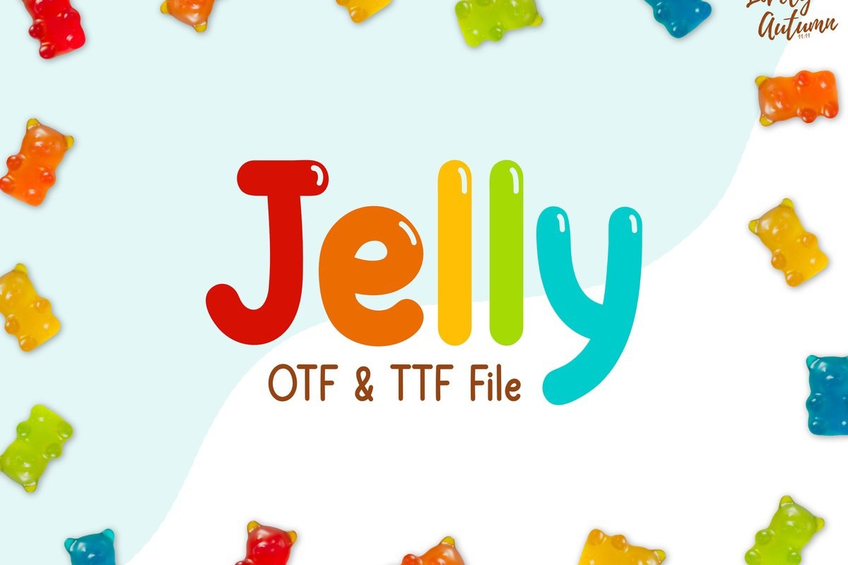 フォント Jelly