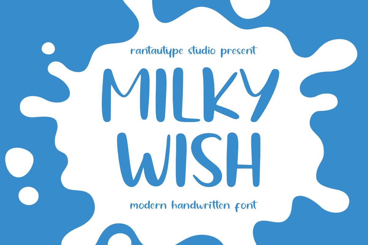 フォント Milky Wish