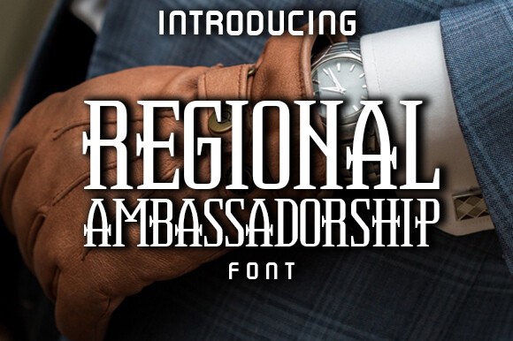 フォント Regional Ambassadorship