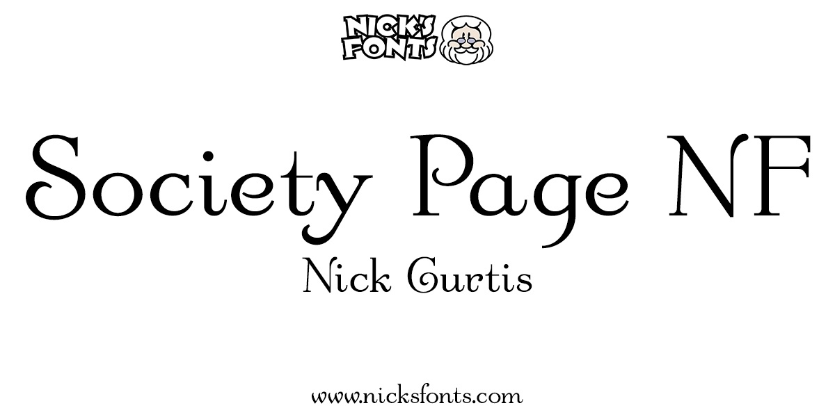 フォント Society Page NF