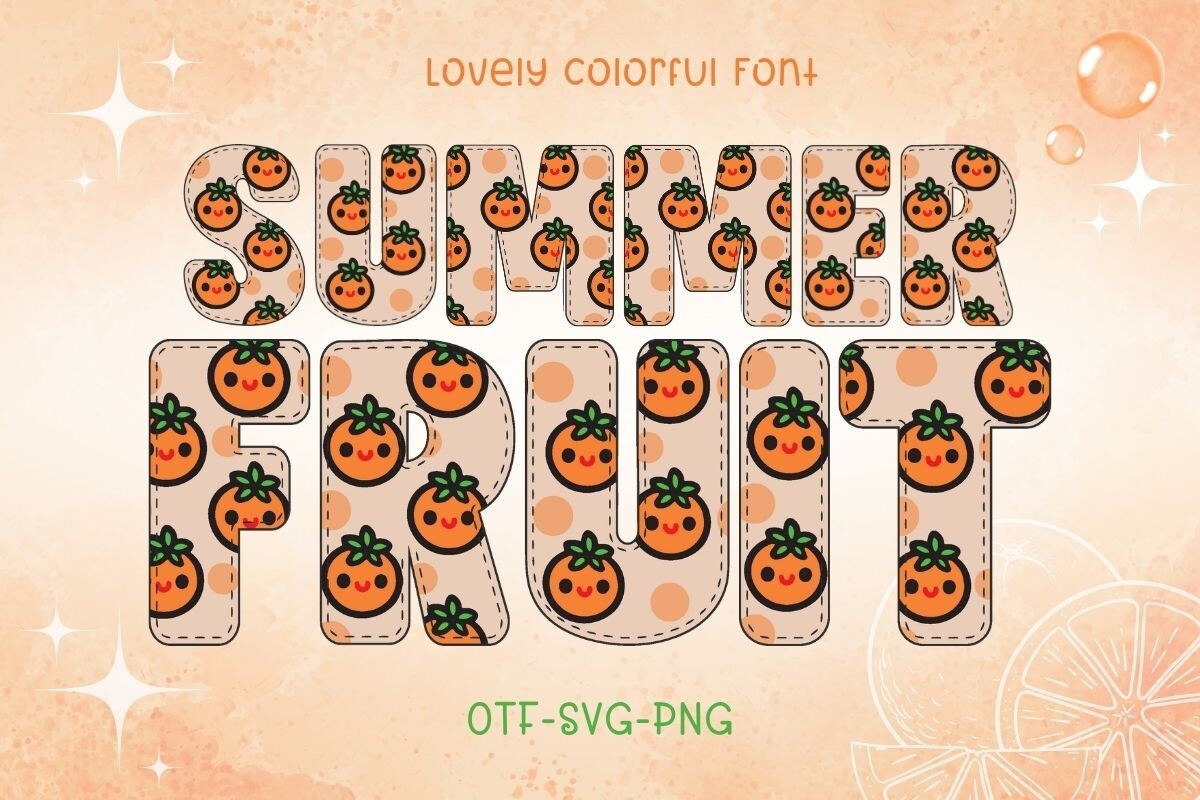 フォント Summer Fruit