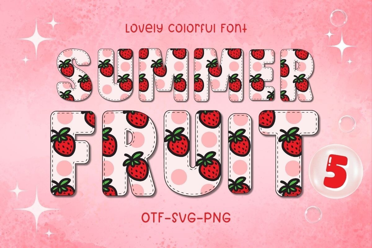 フォント Summer Fruit 5