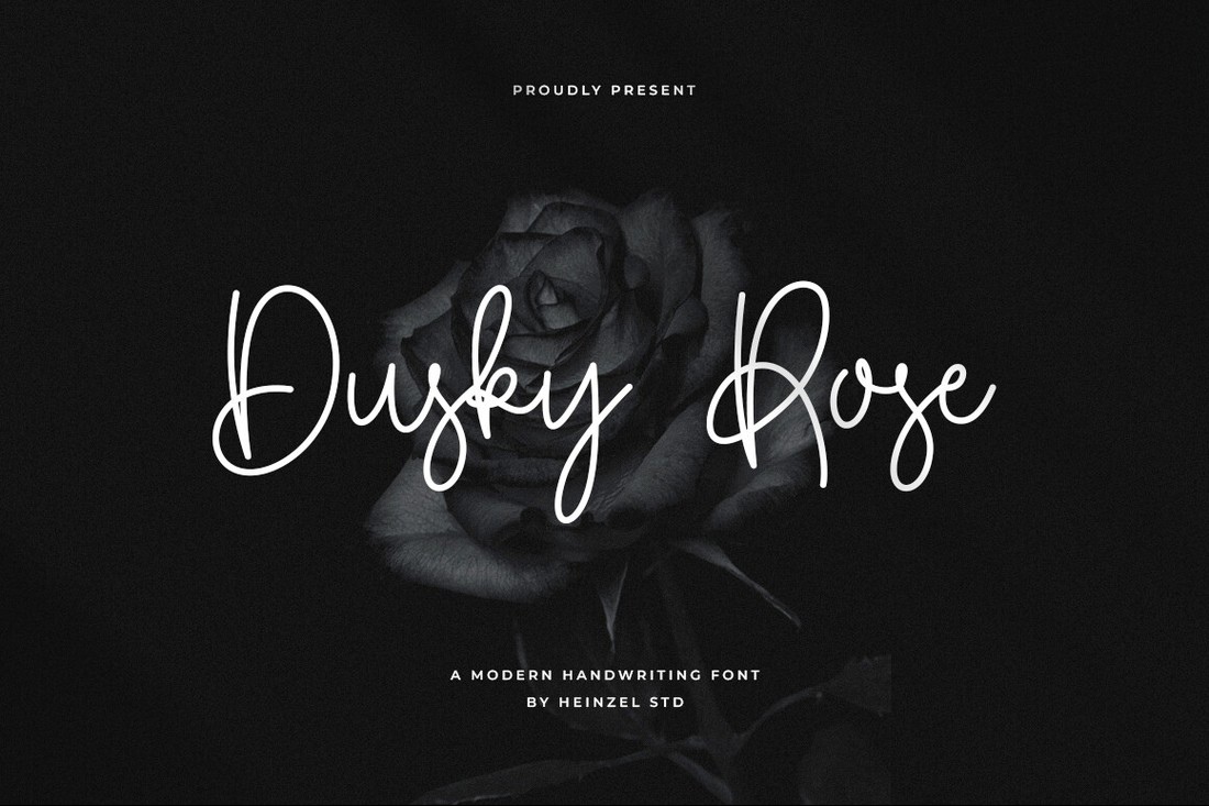 フォント Dusky Rose