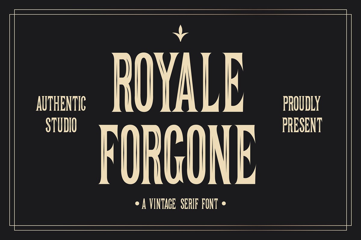 フォント Royale Forgone