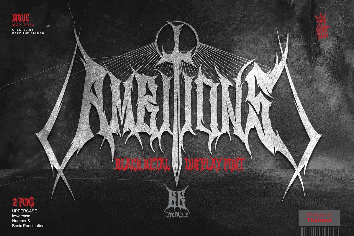 フォント Ambitions