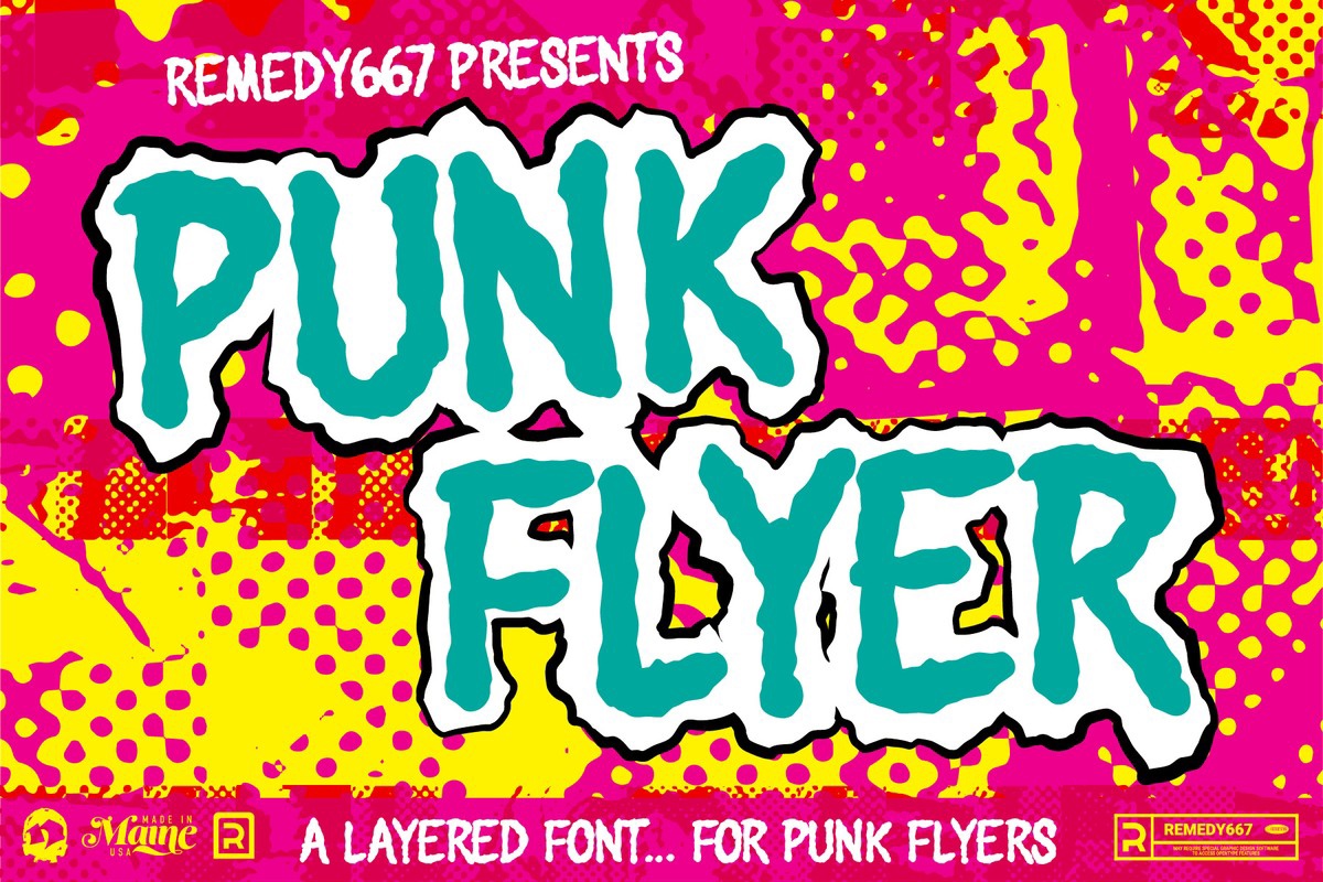 フォント Punk Flyer