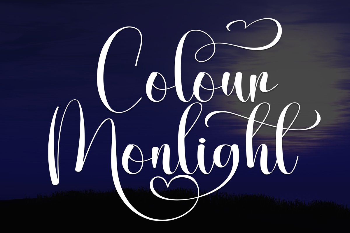 フォント Colour Monlight