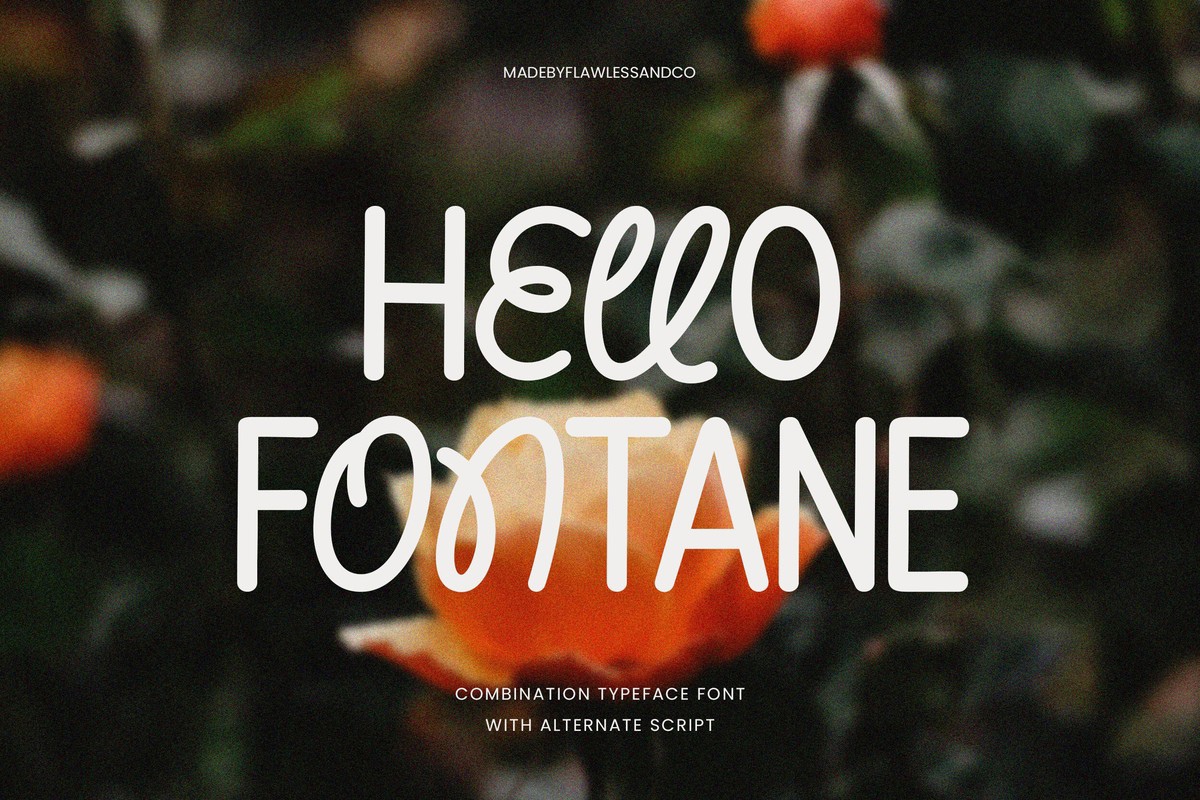 フォント Hello Fontane