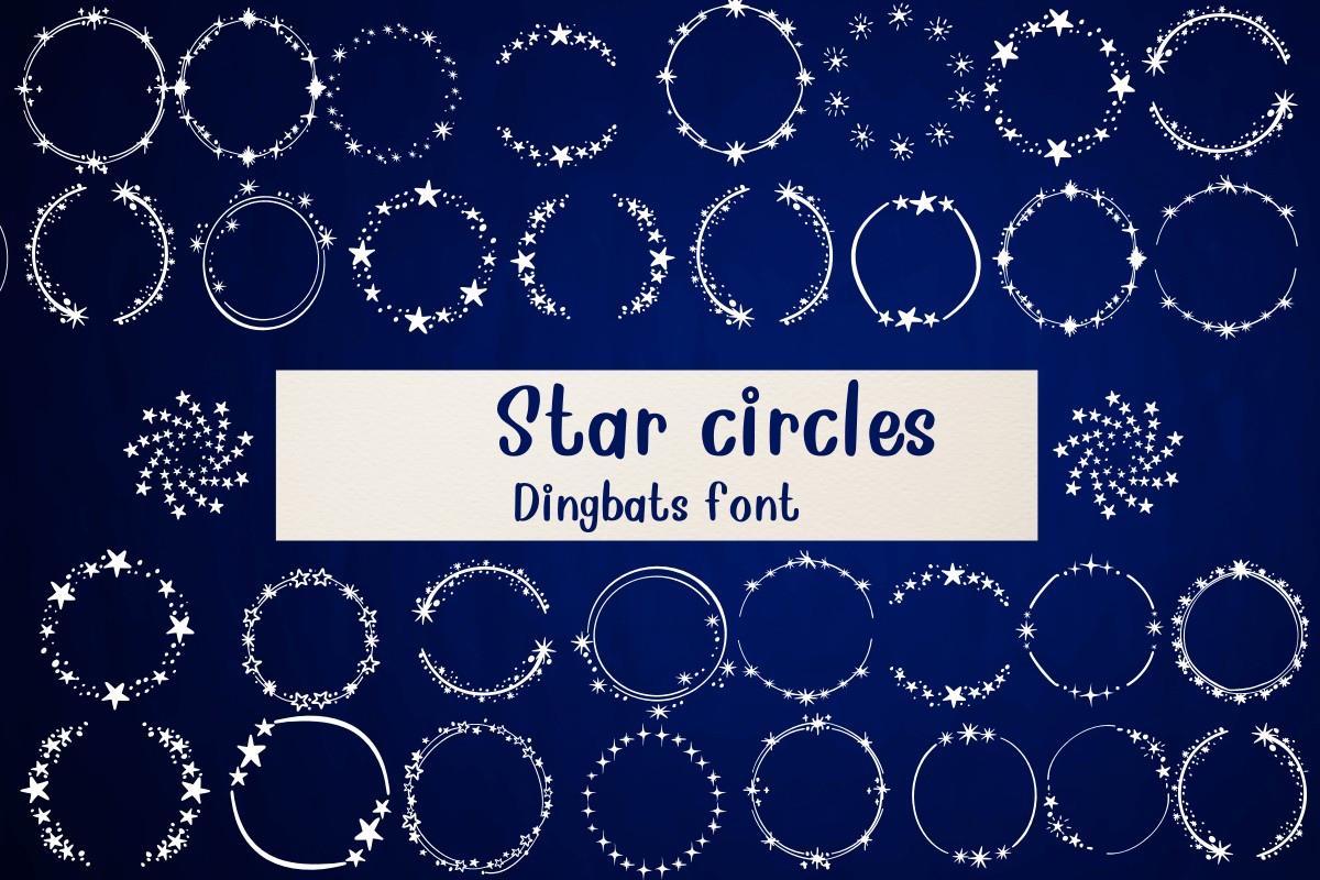 フォント Star Circles