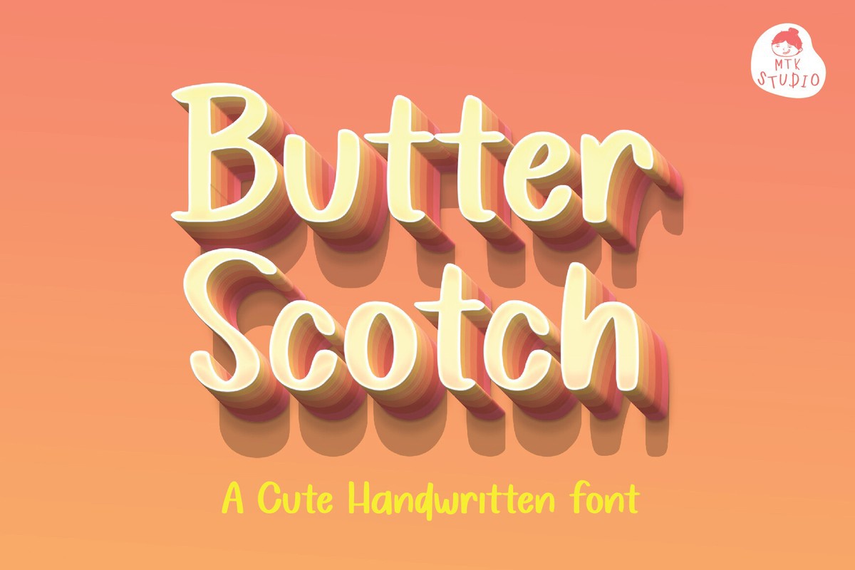 フォント ButterScotch