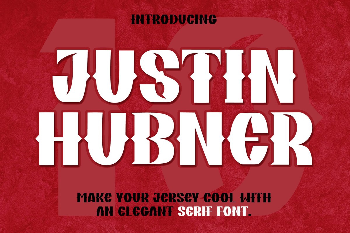 フォント Justin Hubner