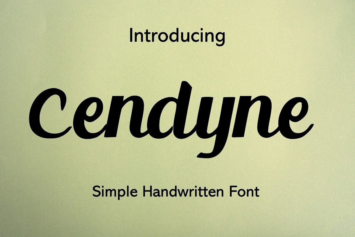 フォント Cendyne