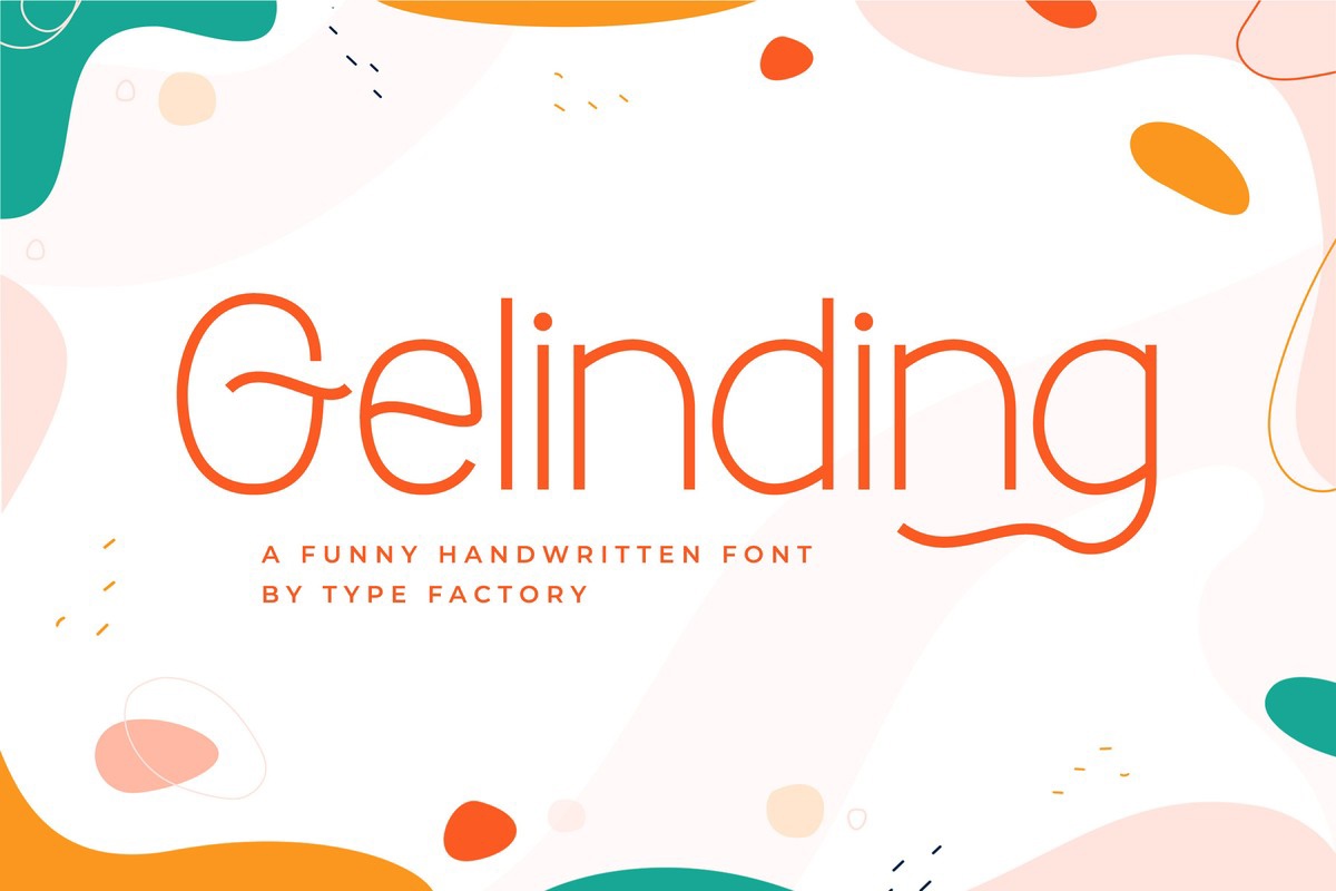 フォント Gelinding