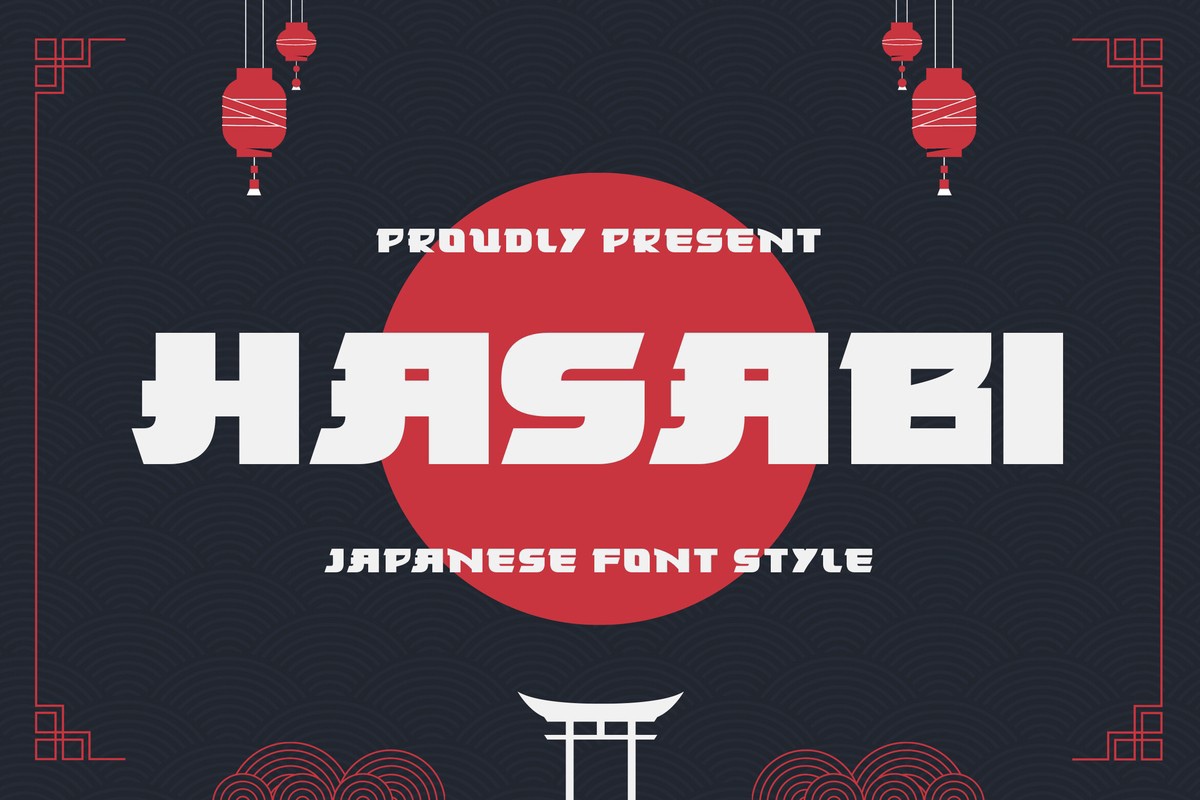 フォント Hasabi