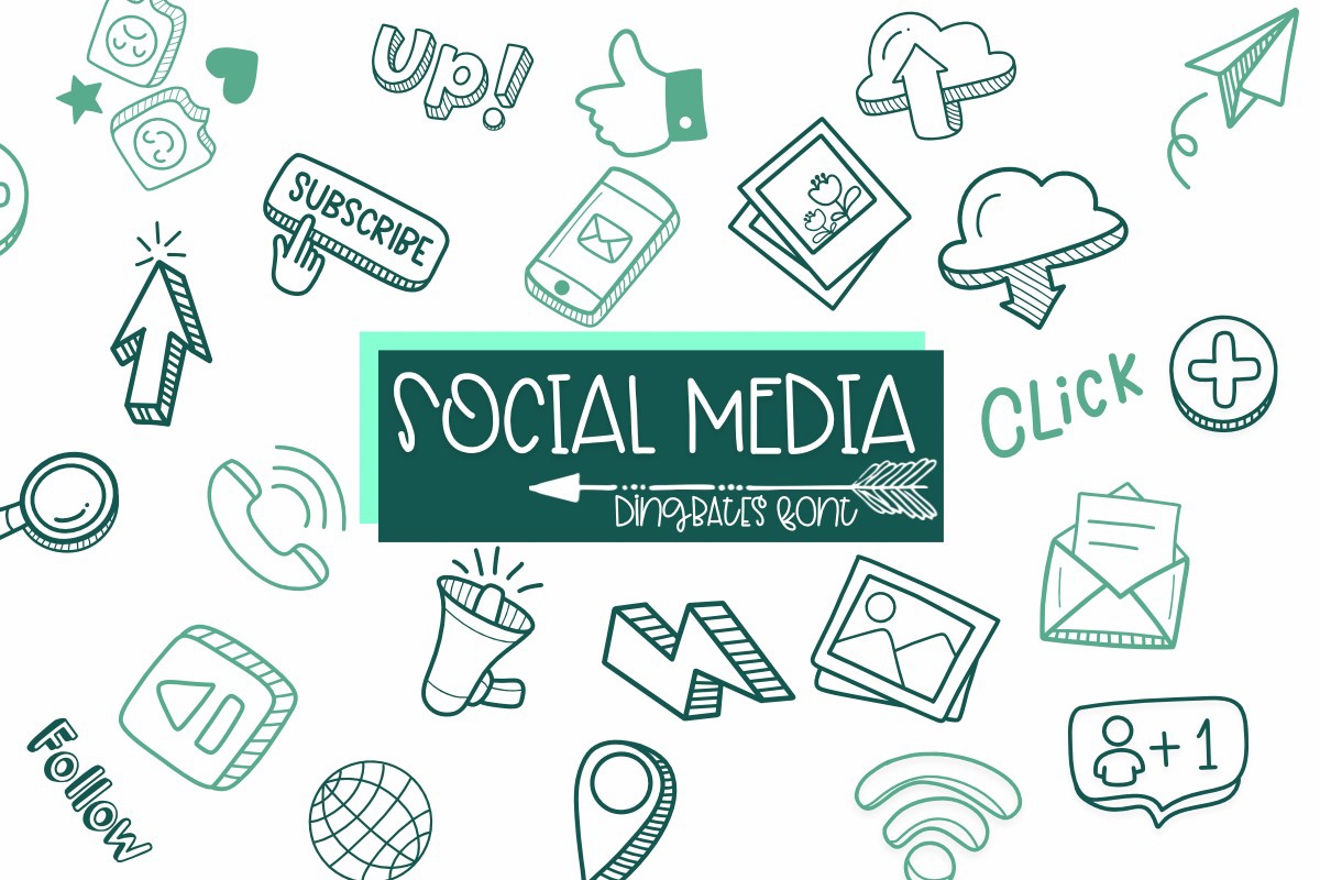 フォント Social Media