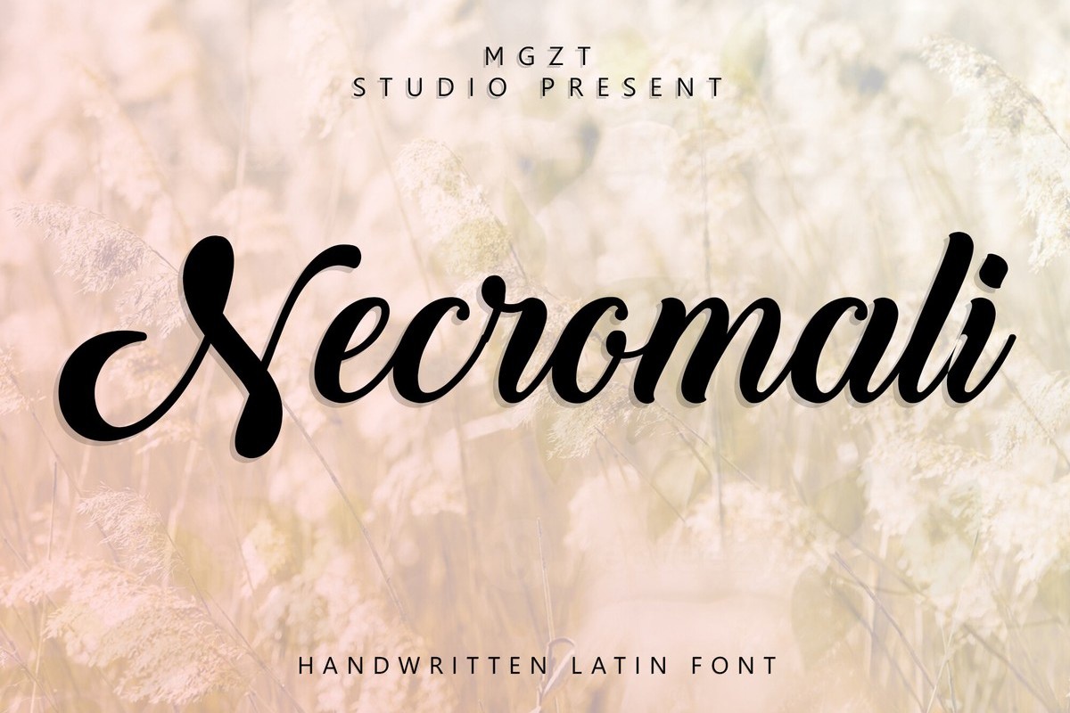 フォント Necromali