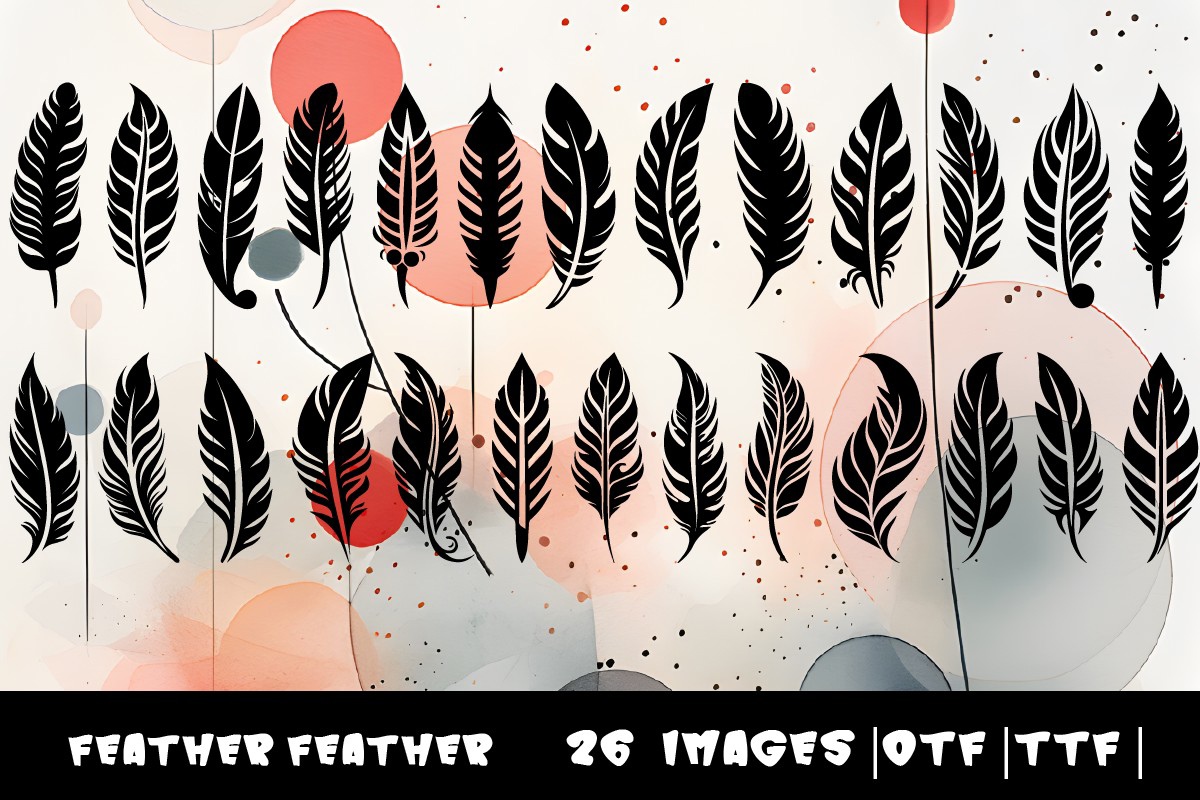 フォント Fearther Feather