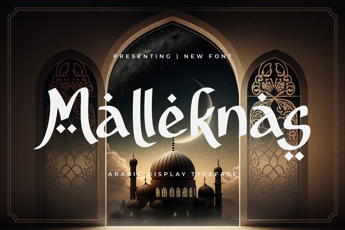 フォント Malleknas