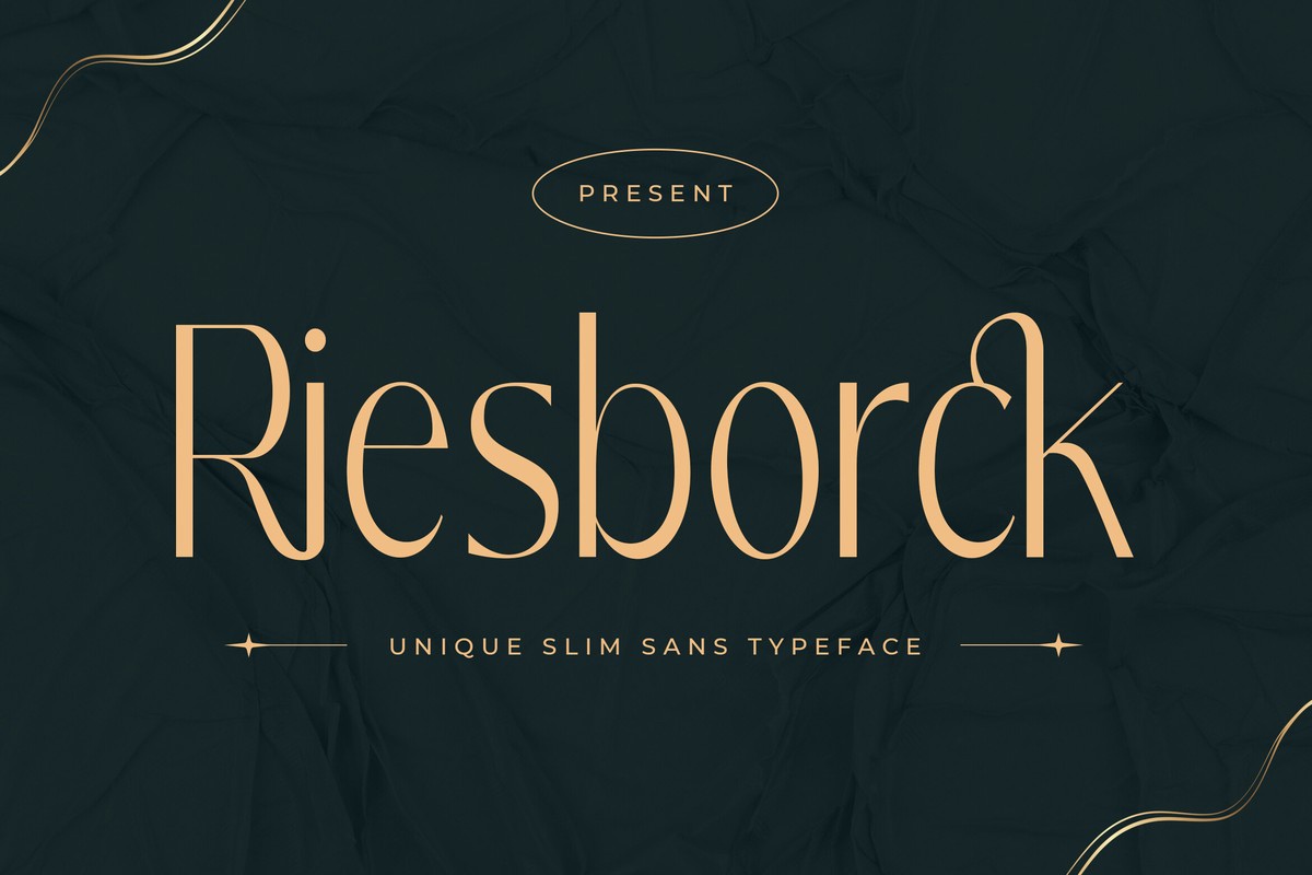 フォント Riesborck