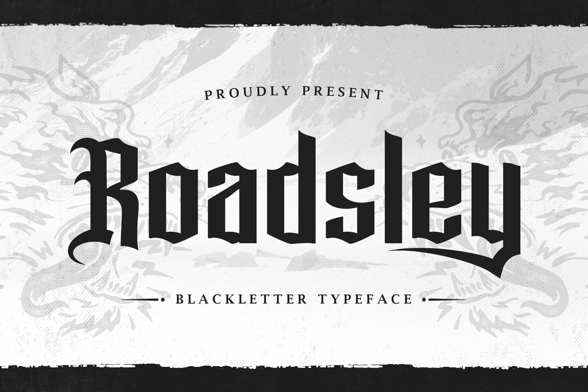 フォント Roadsley