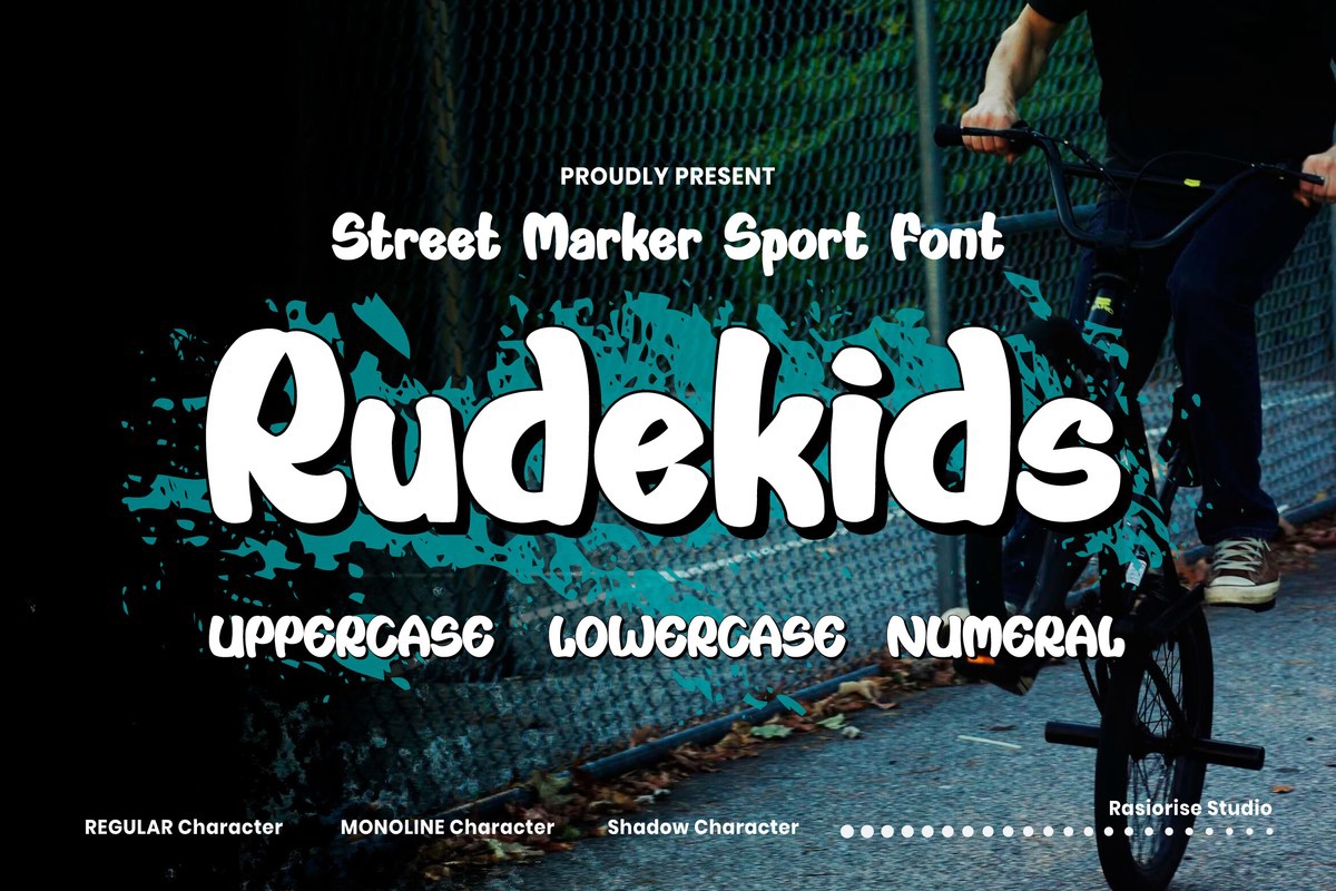 フォント Rudekids
