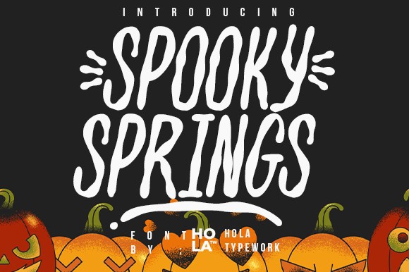 フォント Spooky Springs