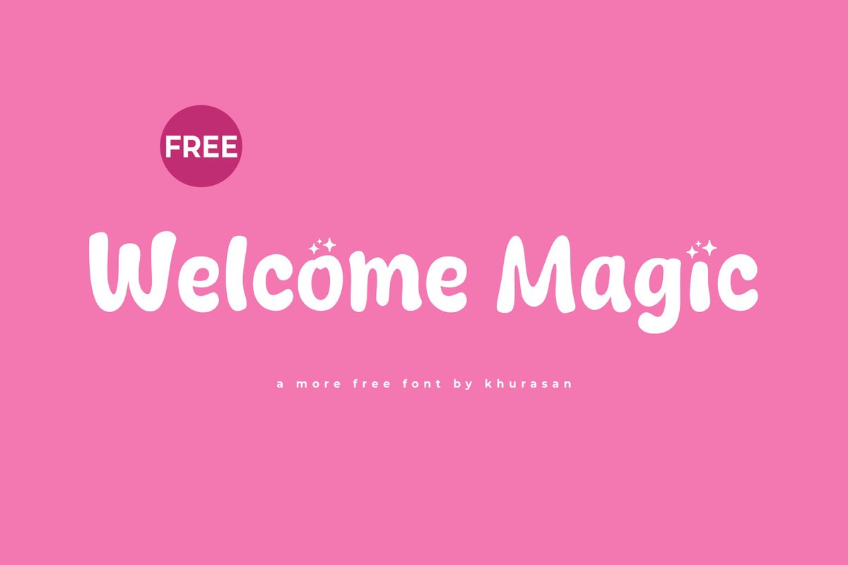 フォント Welcome Magic